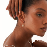 Diamond Heart Drop Earrings, Alisson