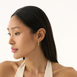 Lab Grown Diamond Station Earrings, Zinara