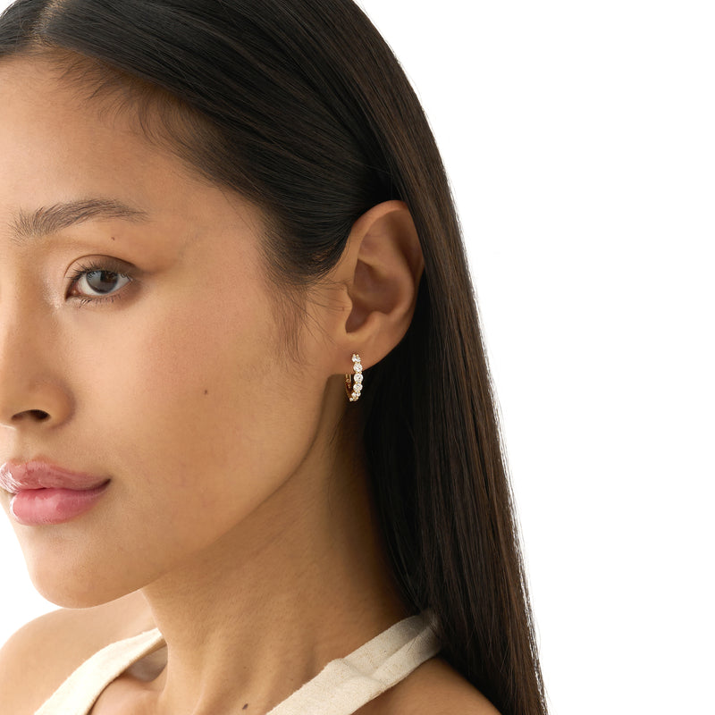 Lab Grown Diamond Huggie, Orinthia