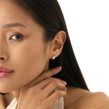 Large Lab Grown Diamond Mini Hoops, Selyra