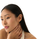 Large Lab Grown Diamond Mini Hoops, Selyra