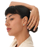 Turquoise and Diamond Starburst Earrings, Soraleia