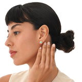 Turquoise and Diamond Starburst Earrings, Soraleia