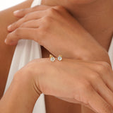 Petite Natural Aquamarine Stud Earrings, Norelia