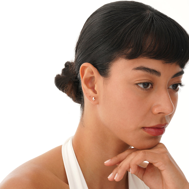 Petite Cluster Lab Diamond Studs, Zephyla