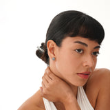 Pave Sapphire Dome Studs, Gita