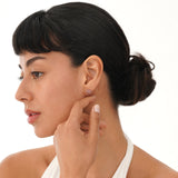 Natural Ruby Pavé Stud Earrings, Gita