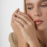 Solid Gold Diamond Ring