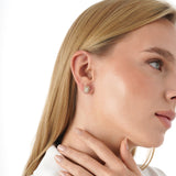 Lab Grown Diamond Emerald Cut Stud Earrings, Vian