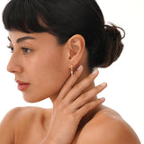 Dainty Diamond Spike Dangle Huggies, Olyn