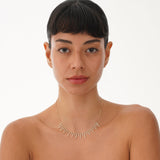 Lab Grown Diamond Spike Necklace, Serenique