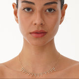 Lab Grown Diamond Spike Necklace, Serenique