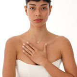 Lab Grown Emerald Cut Diamond Pendant, Isaniel