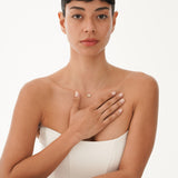 Lab Grown Diamond Clover Necklace, Sura