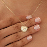 Gold Heart Pendant, Zyne