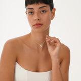 London Blue Topaz Heart Necklace, Sorielle