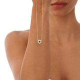 London Blue Topaz Heart Necklace, Sorielle