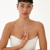 Diamond Sunburst Necklace, Nyssira