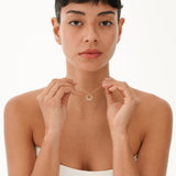 Diamond Sunburst Necklace, Nyssira