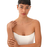 Emerald Cut Opal Necklace, Lexa