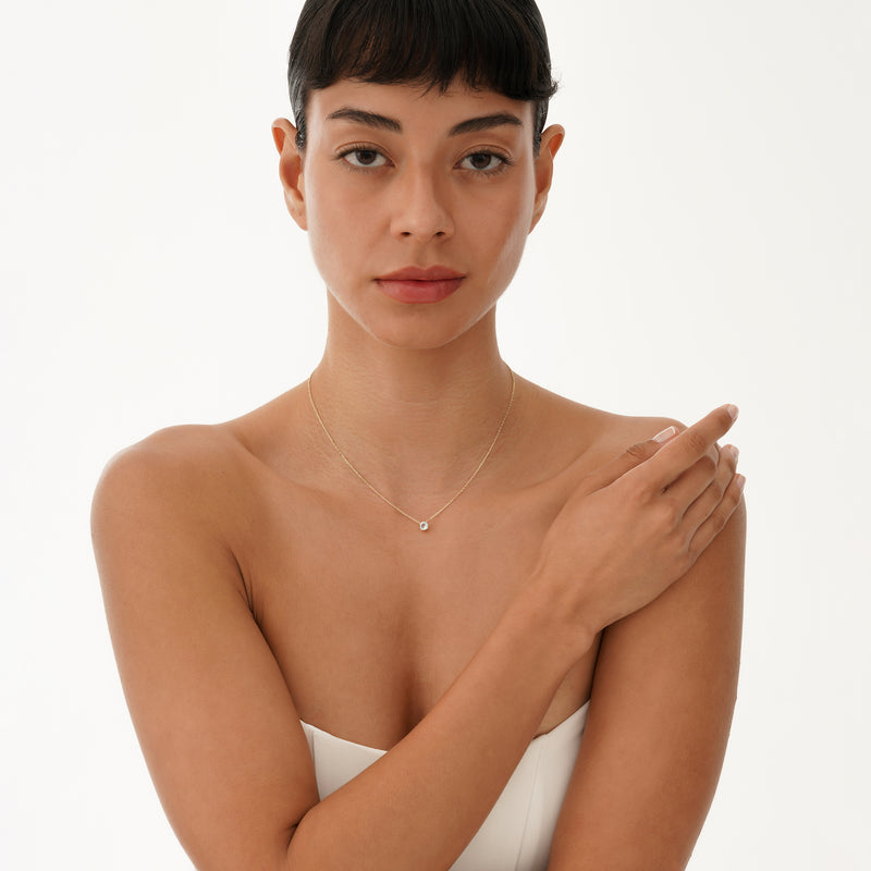 Natural Aquamarine Necklace, Eyla