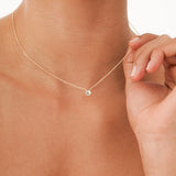 Natural Aquamarine Necklace, Eyla