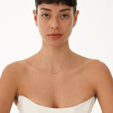 Natural Baguette Aquamarine Necklace, Vix