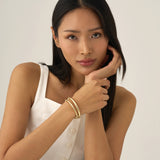 3.5 mm Minimalist Dome Bangle, Caia