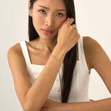 Zig Zag Diamond Station Bracelet, Briseis