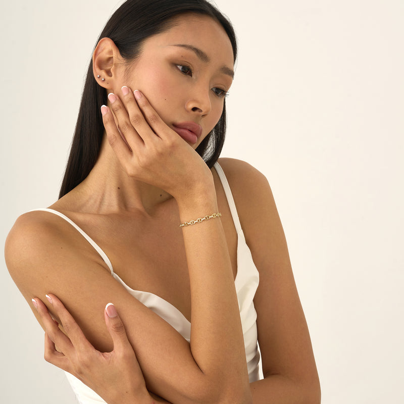 Mariner Chain Lab Grown Diamond Bracelet, Lirien