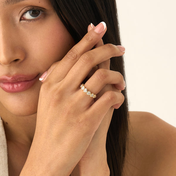 Heart Cut Lab Grown Diamond Ring, Maude