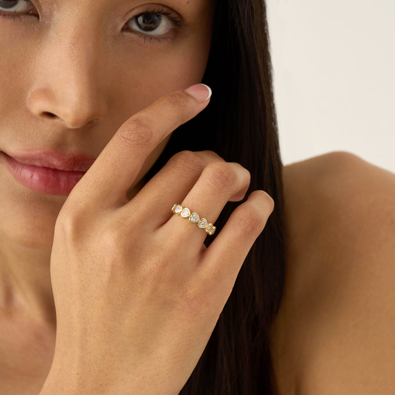 Heart Cut Lab Grown Diamond Ring, Maude