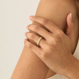 Textured Lab Grown Diamond Ring, Zahlia