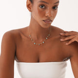 Mixed Shape Turquoise Necklace, Calyra