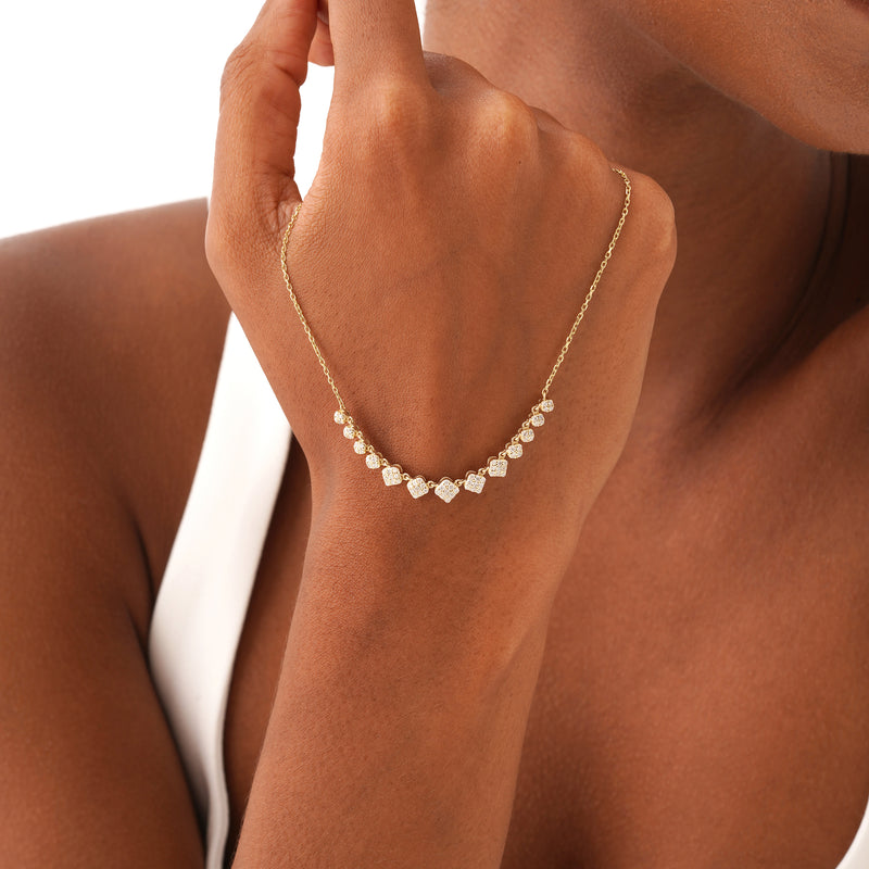 Diamond Graduated Necklace, Zorya