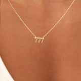 Gold Angel Number 777 Charm, Nythara