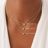 Oval Cut Lab Grown Diamond Necklace, Lazira