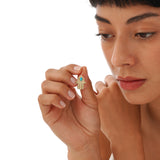 Solid Gold Hamsa Hand Charm, Zavirae