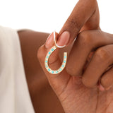 Turquoise Horseshoe Charm, Zanitha