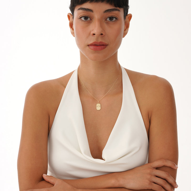 Gold Sun and Moon Pendant, Vioneth