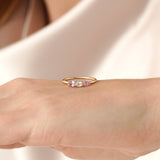 Three Stone Sapphire Ring, Zelindra