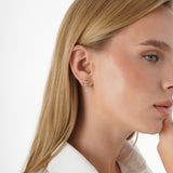 Drop Earrings with Pear Lab Grown Diamond, Solandria