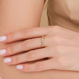 handmade solid gold band