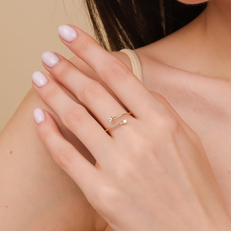 petite gold ring jewellry