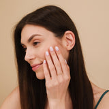 ethically sourced gold ring with april birthstone white diamonds