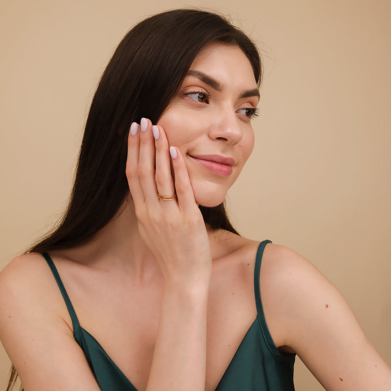 full eternity orange gem ring