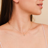 Fun and unique happy face necklace in solid gold – perfect for adding joy to your style.