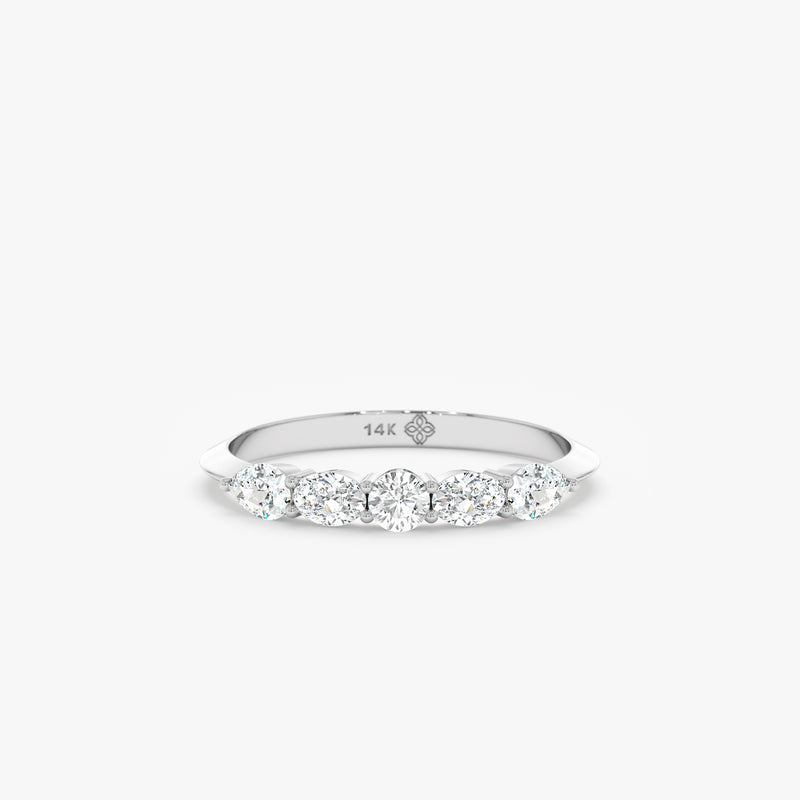 Lab-Grown Diamond Wedding Band, Elif