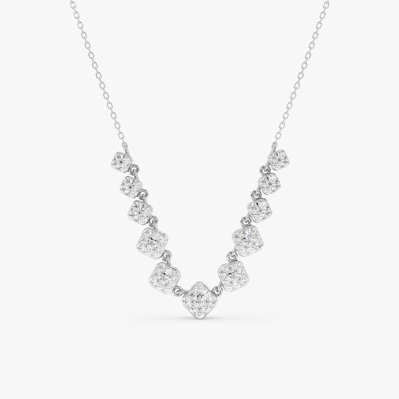 Diamond Graduated Necklace, Zorya