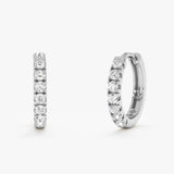 Lab Grown Diamond Huggie Hoop, Nysa